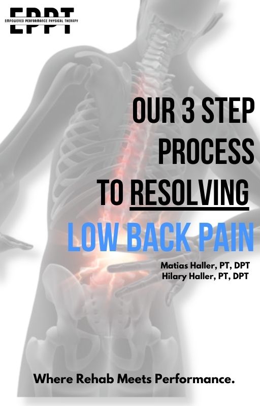 Our 3 Step Process To Resolving Low Back Pain Empowered Performance